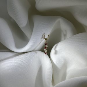 Pendentif Diamants & Rubis - Dépôt-vente