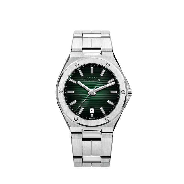 Montre herbelin Cap camarat Fond vert Quartz
